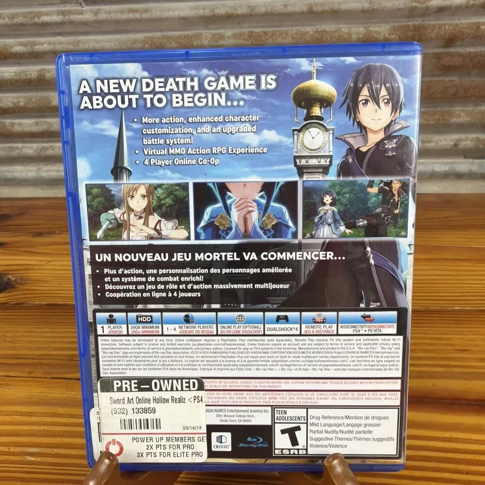 Sword Art Online: Hollow Realization Playstation 4 ps4 ps 4 MINTY!!